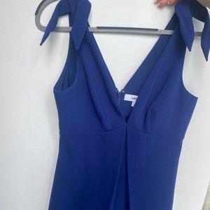 LIKELY V-Neck Mini Dress